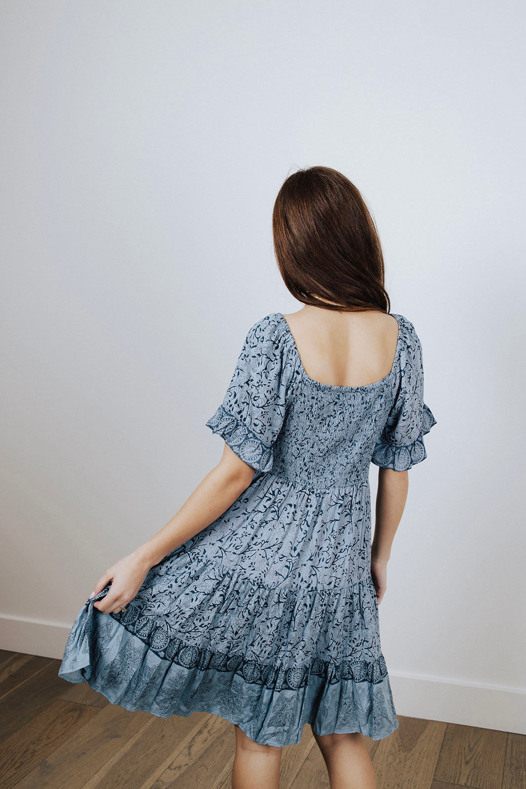 Bluebell Twist Front Dress - FINAL SALE