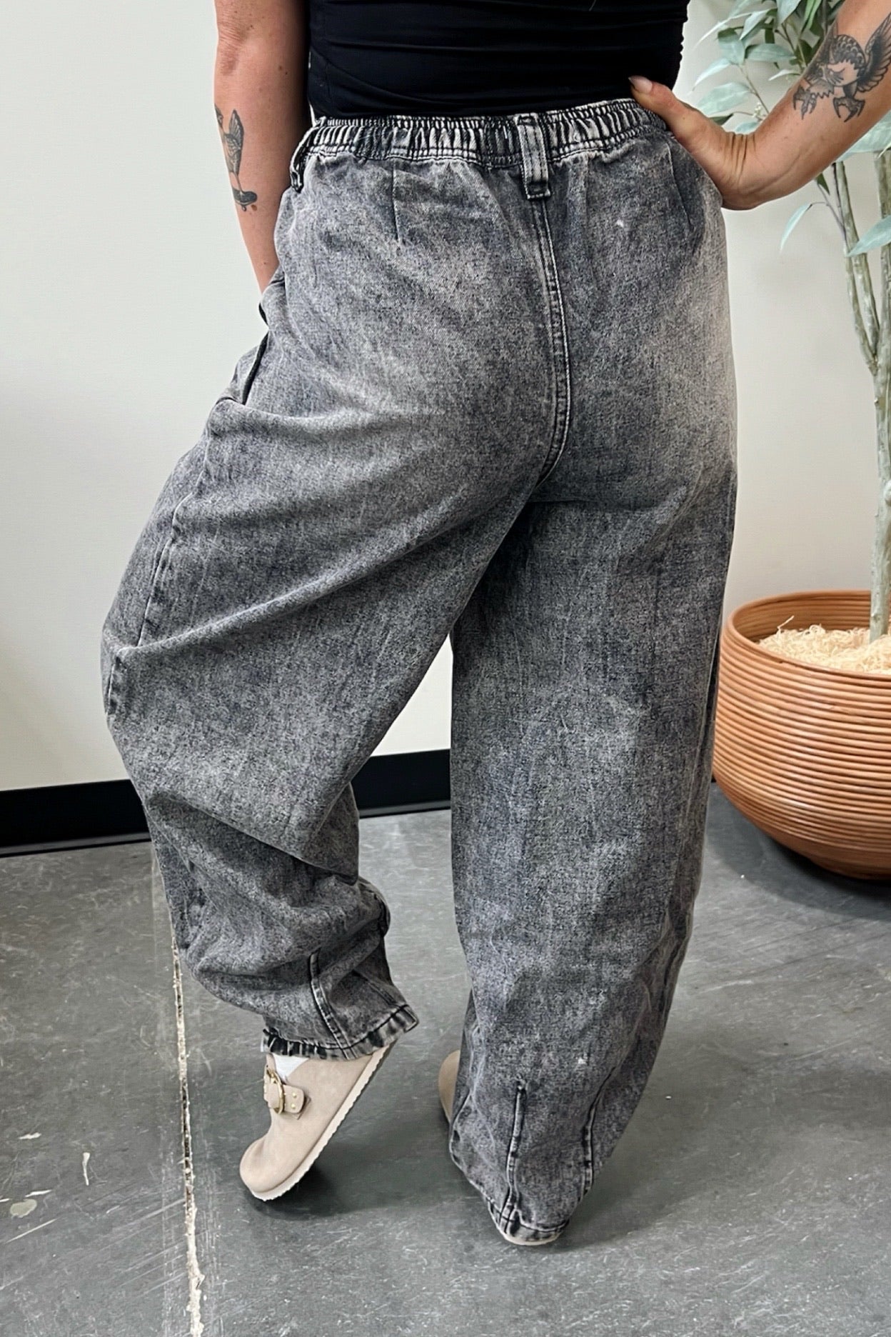 Smokestack Washed Denim Barrels