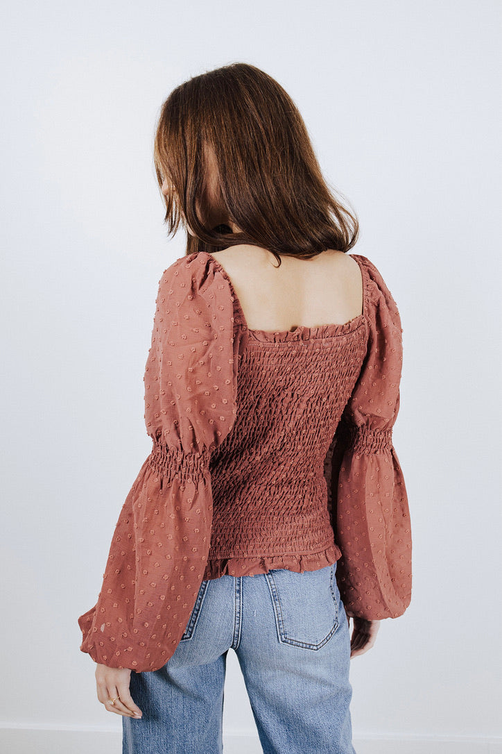 Bryn Smocked Top - FINAL SALE
