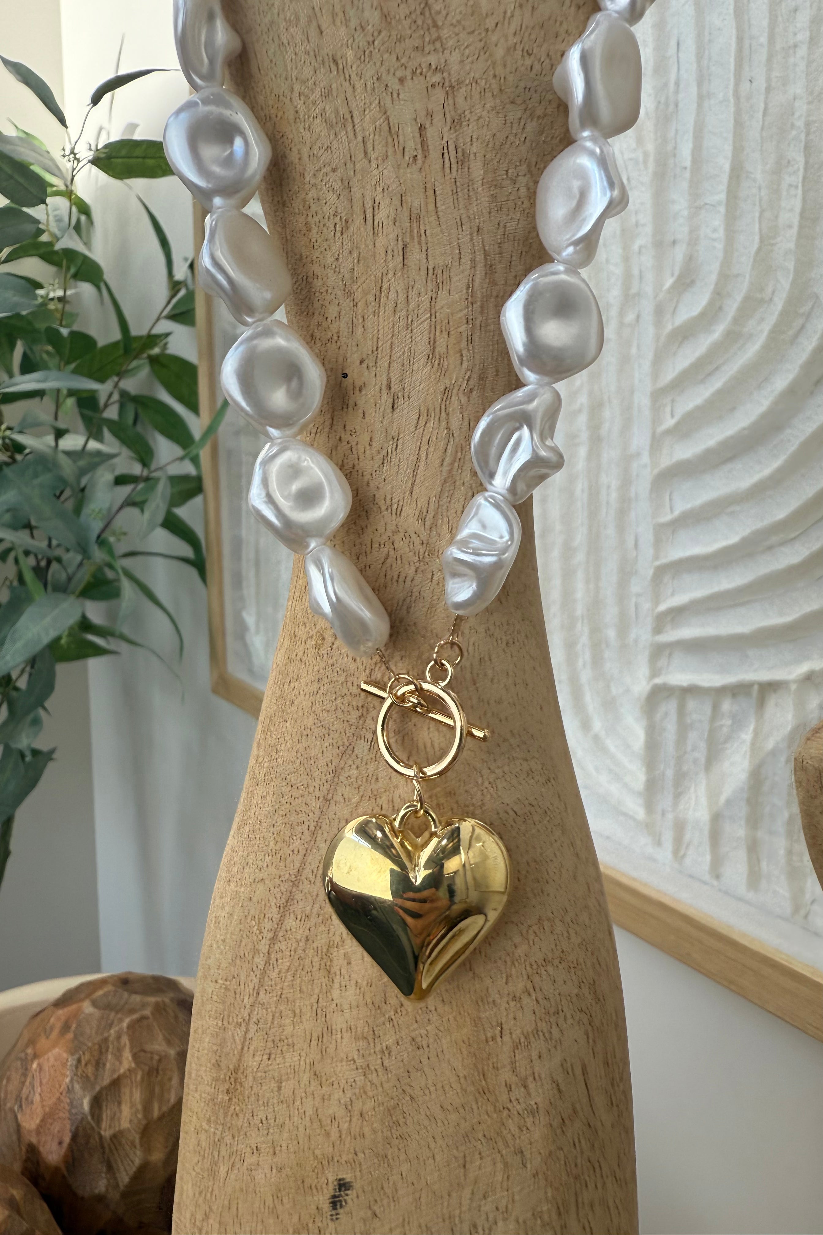 Pearl of my Heart Pendant Necklace