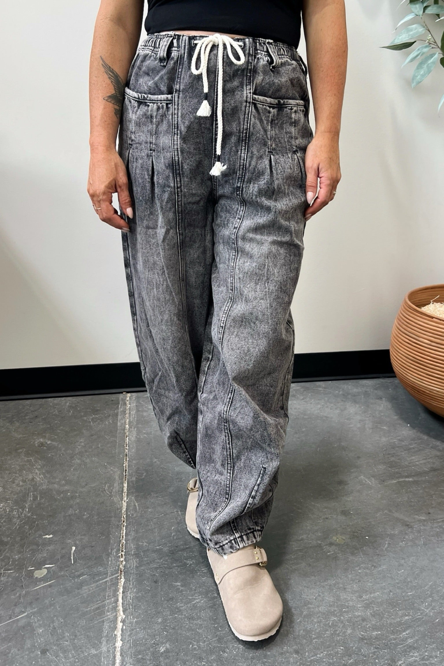 Smokestack Washed Denim Barrels