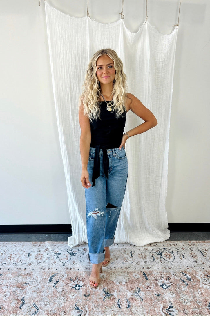 Adrina Tie Around Tank - FINAL SALE