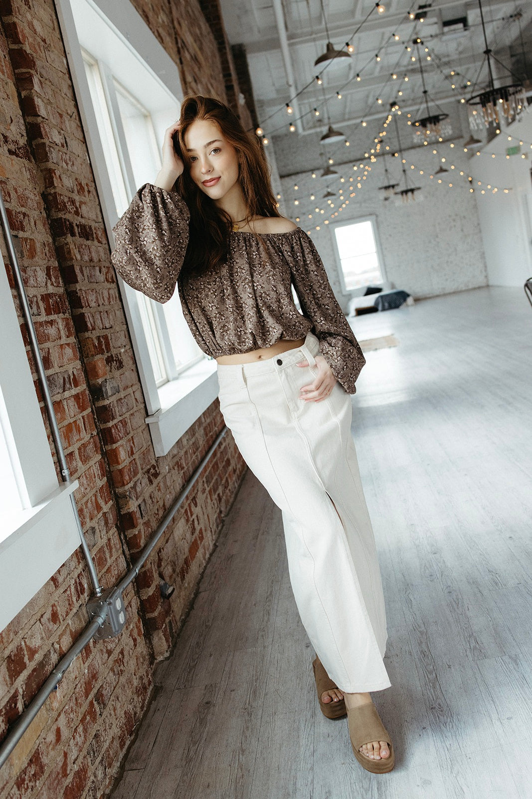 Desert Air Balloon Sleeve Top