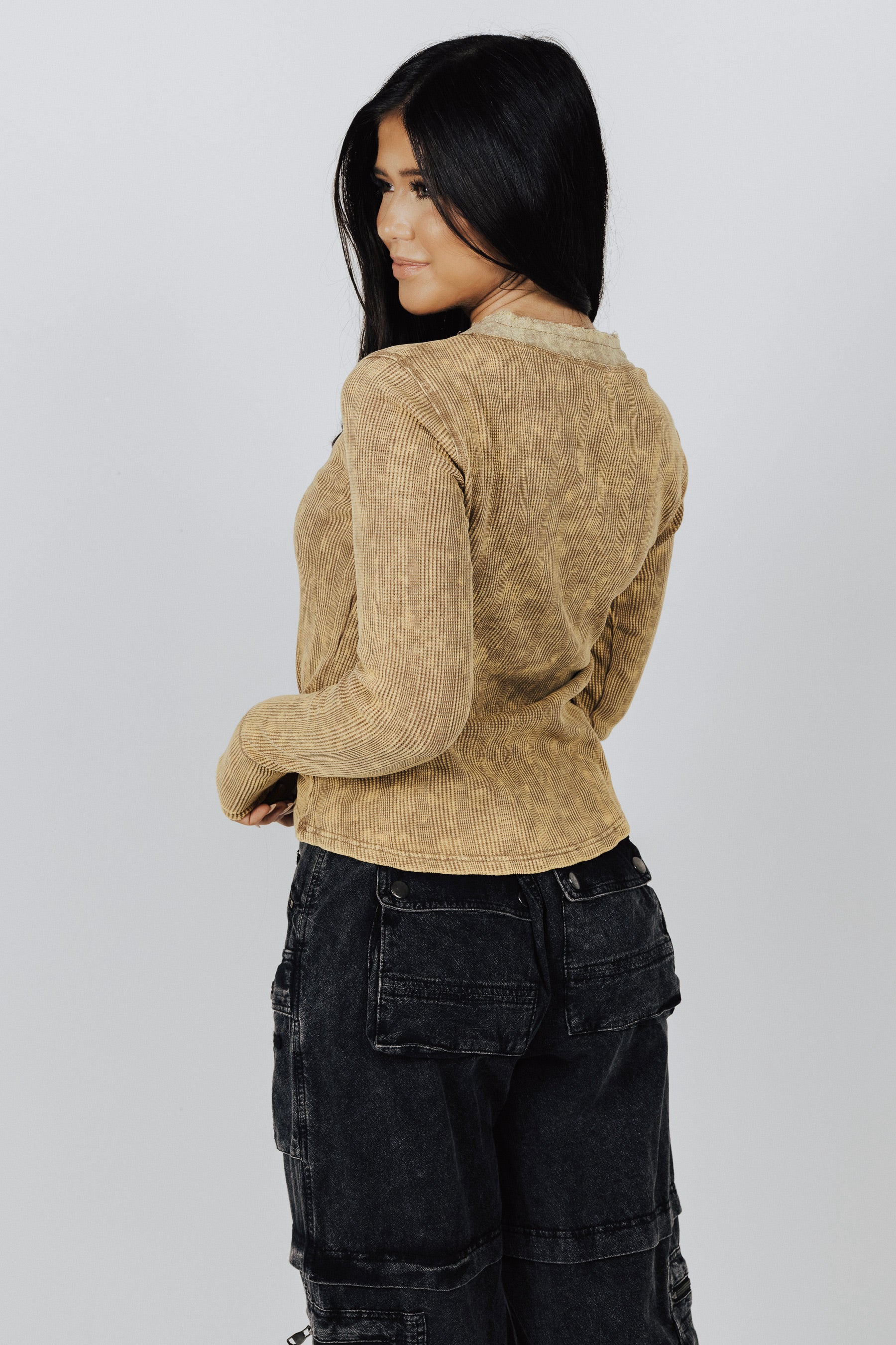 Reese Thermal Henley Top - FINAL SALE