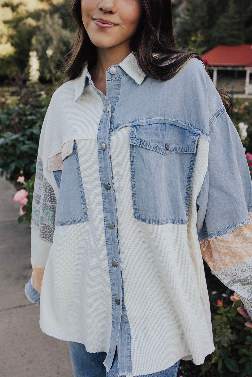 Paige Button Down Shirt Lux Collection - FINAL SALE