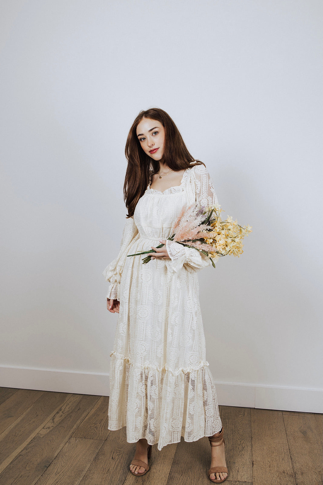 Pure Wonder Lace Tiered Maxi Dress - FINAL SALE