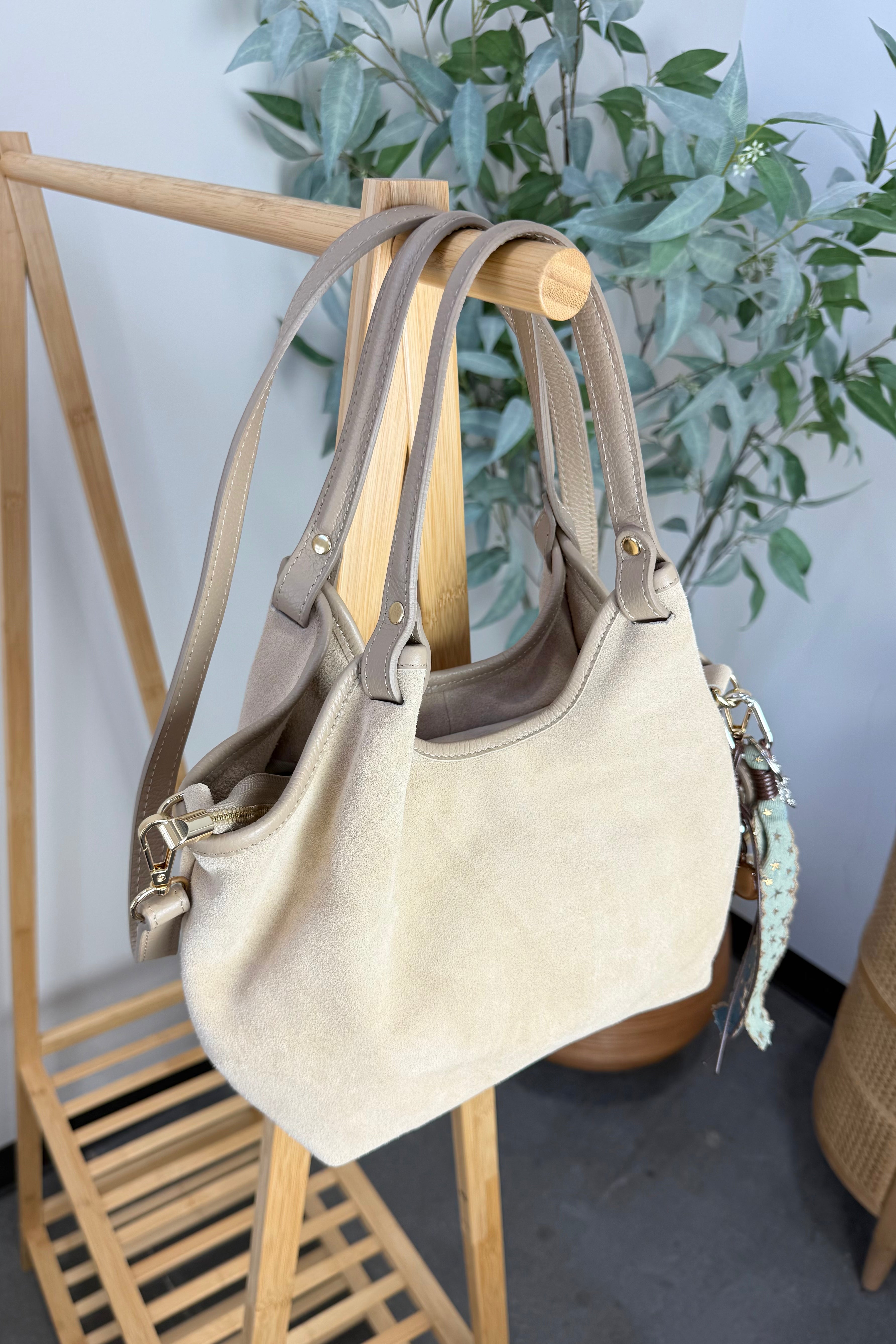 Charmed & Ready Suede Bag