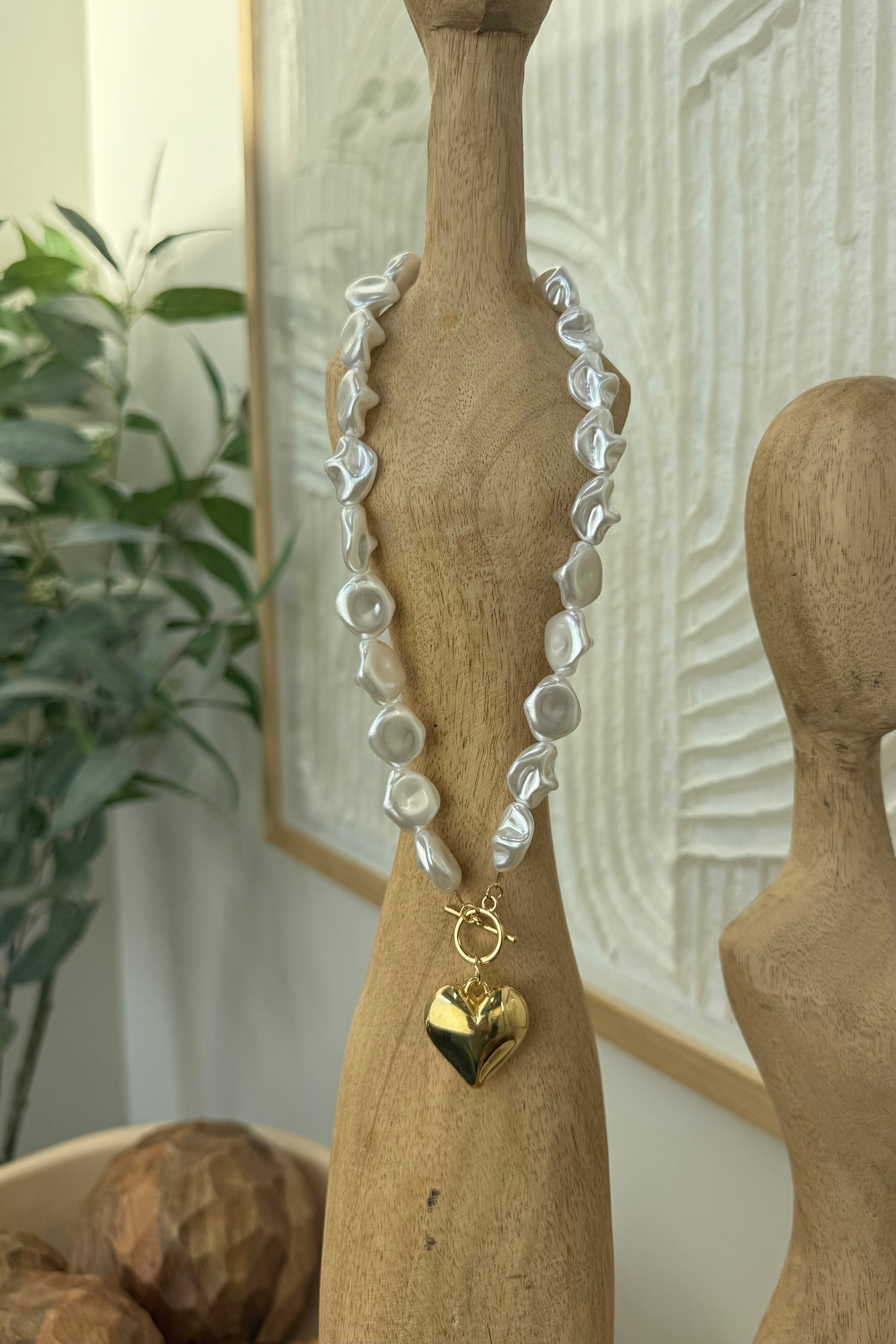 Pearl of my Heart Pendant Necklace