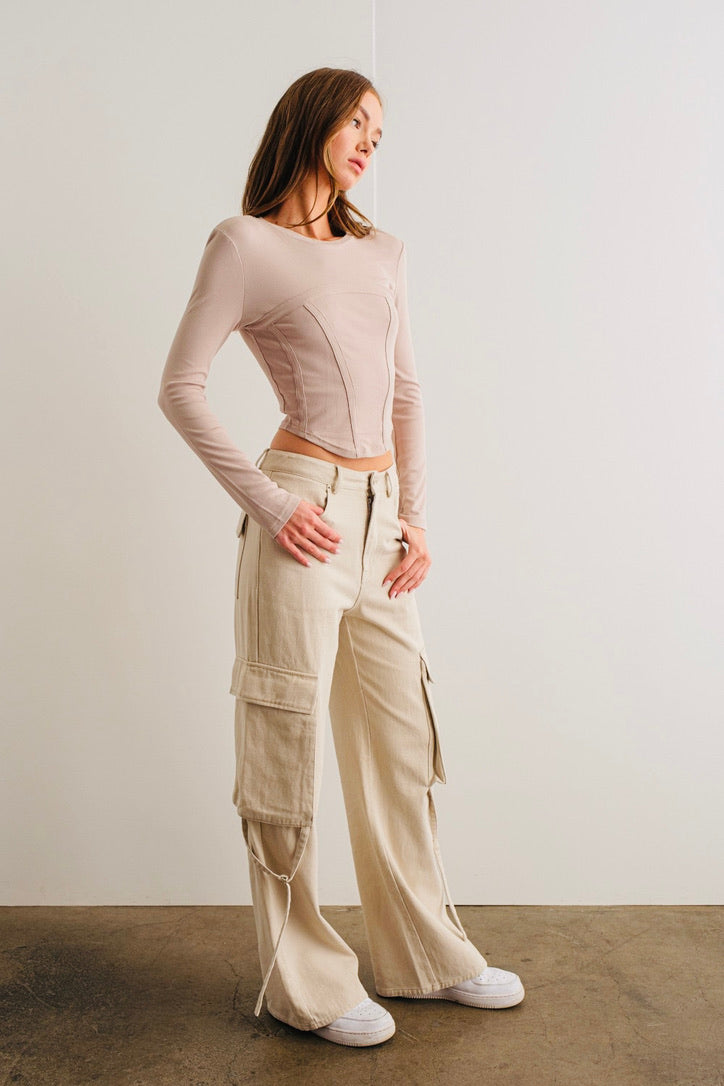 Alexis Long Sleeve Corset - FINAL SALE