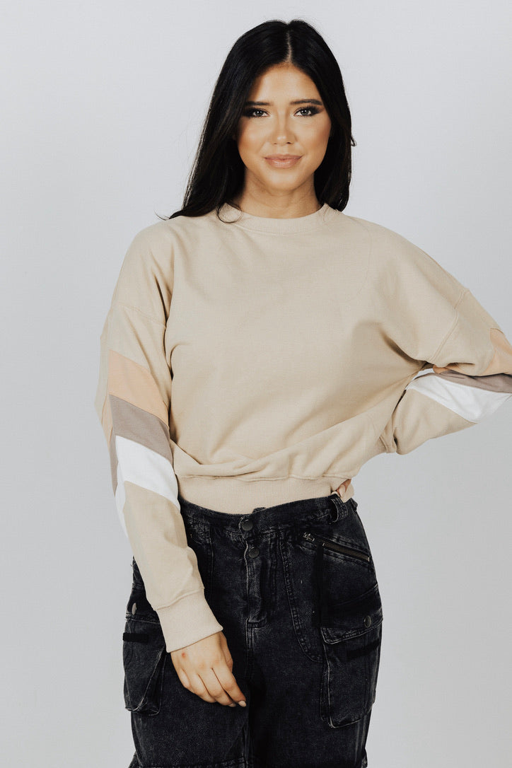 George Color Block Sweatshirt - FINAL SALE
