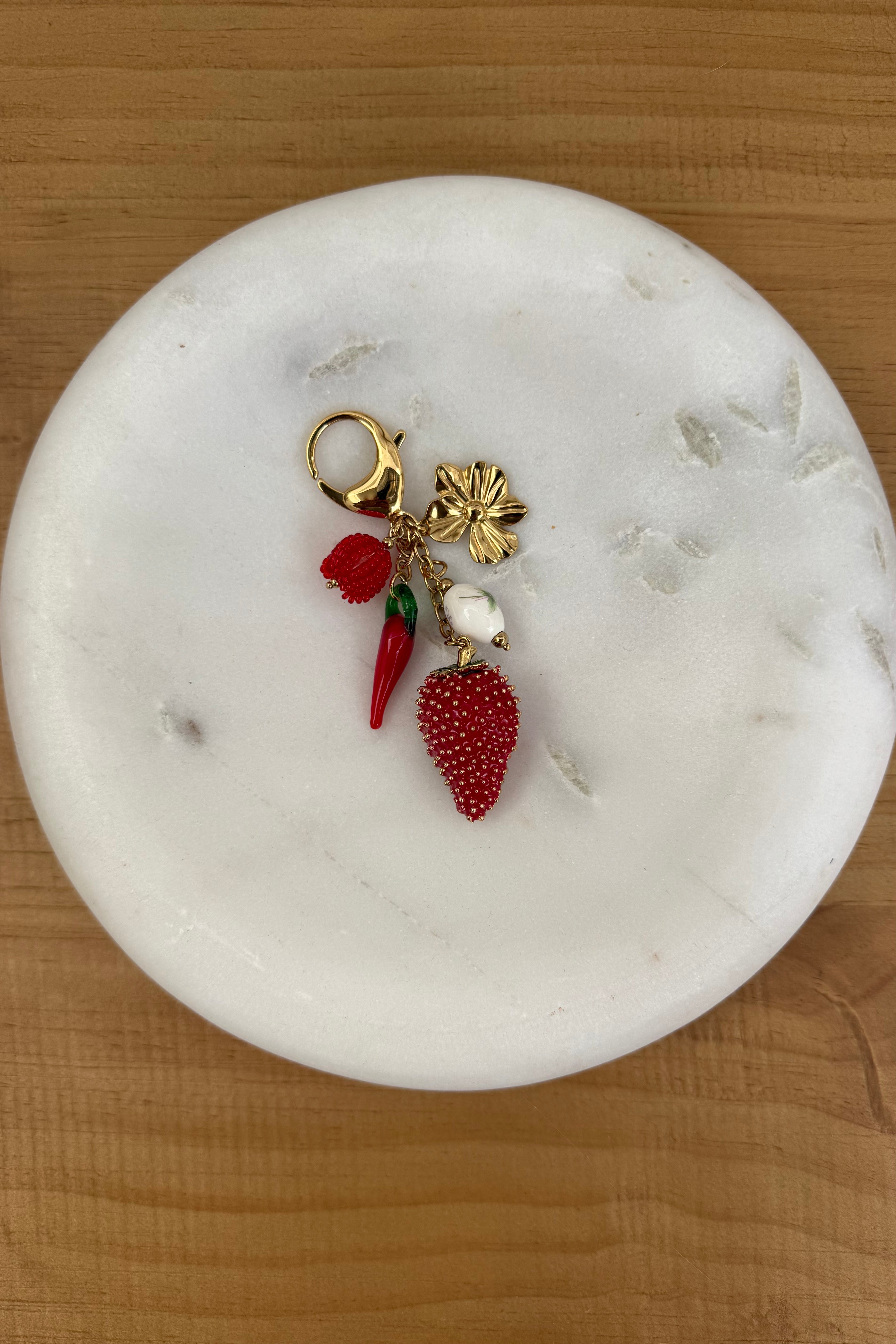 Strawberry Fields Keychain