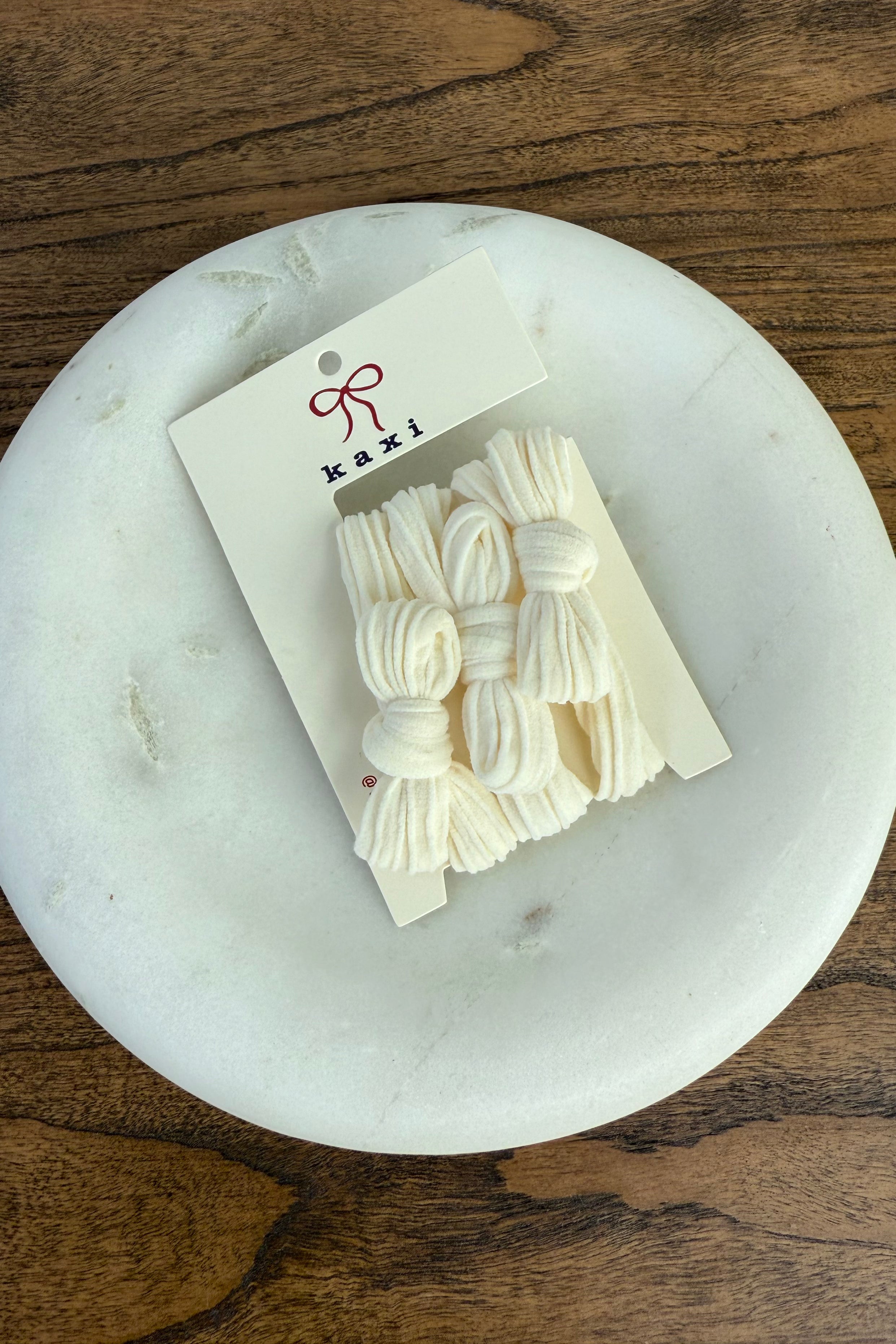 Kaxi Bow Slick Back Ponytails