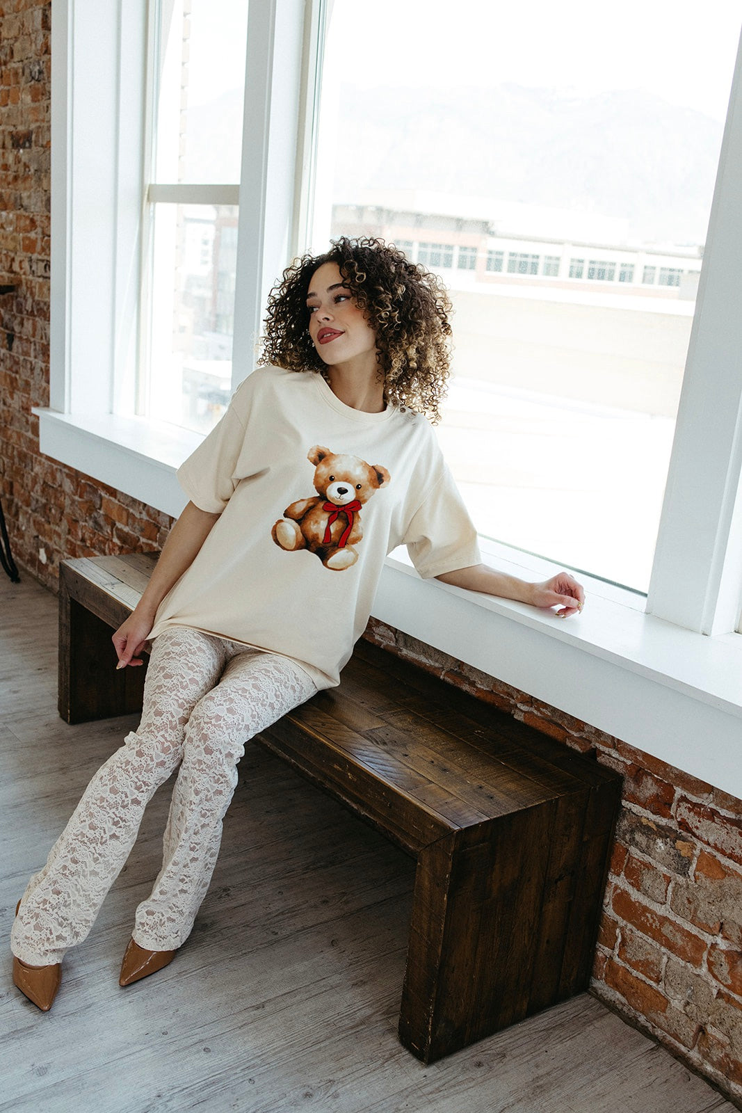 Grin & Bear It Teddy Tee