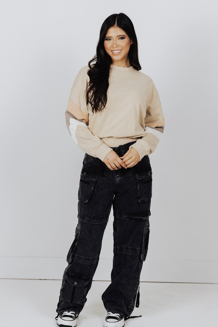 George Color Block Sweatshirt - FINAL SALE