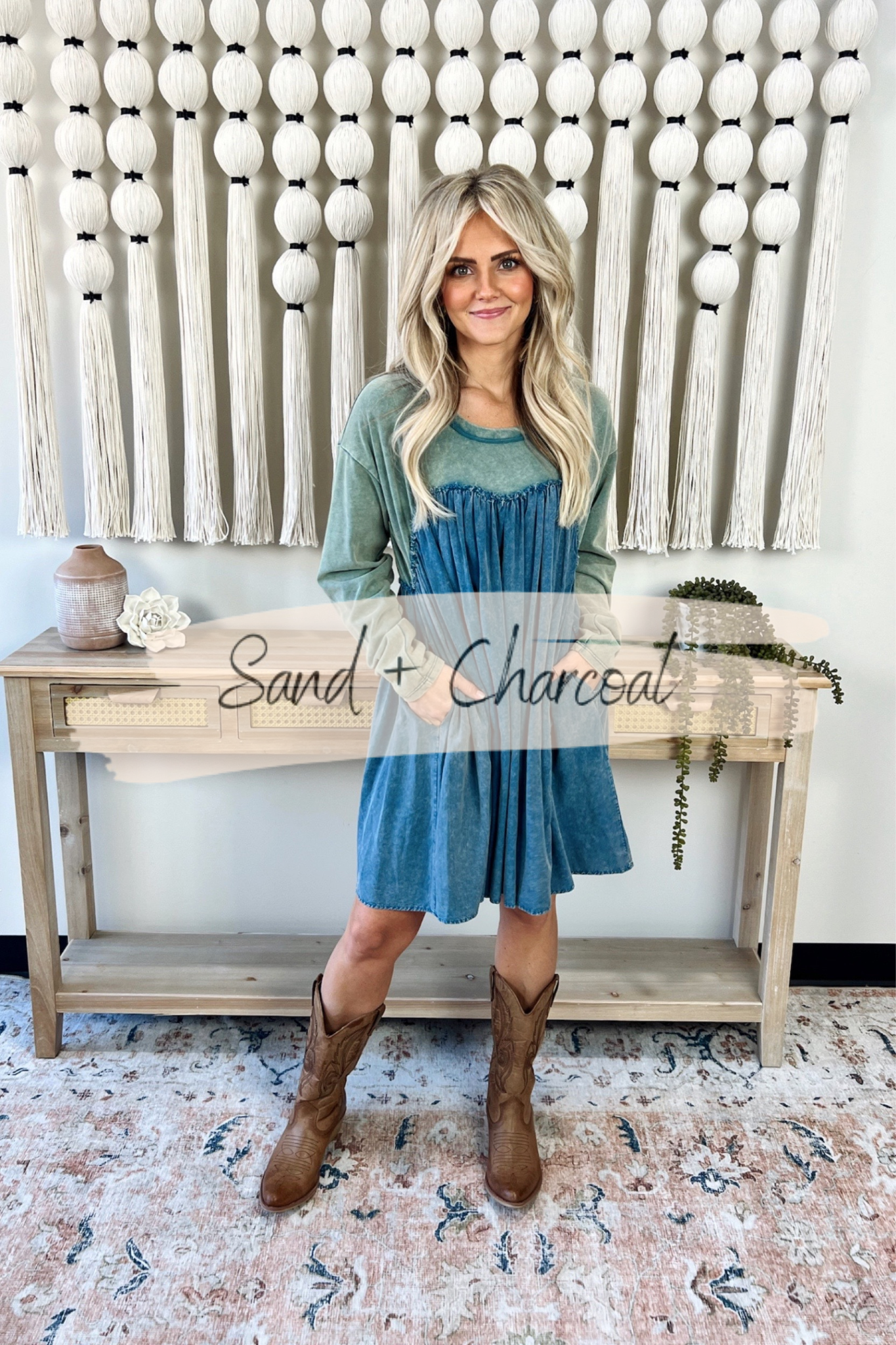 Monica French Terry Flare Dress - FINAL SALE