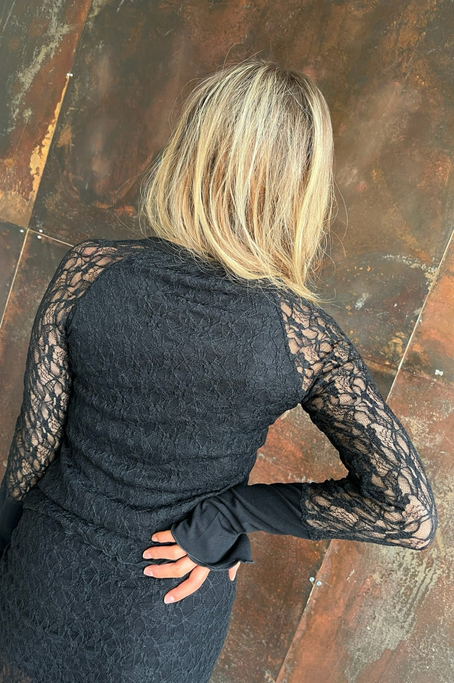 Neon Moon Lace Henley