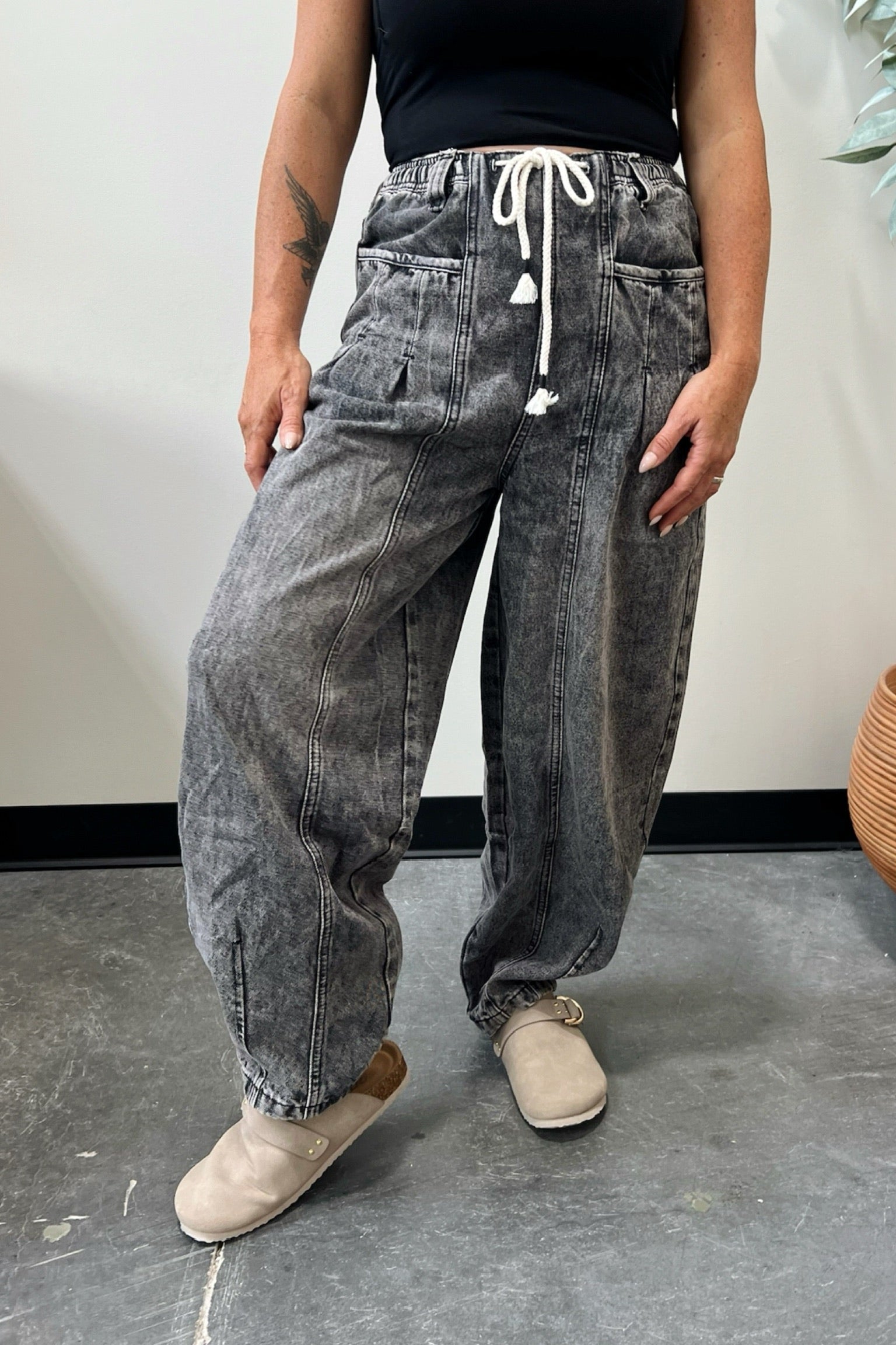 Smokestack Washed Denim Barrels