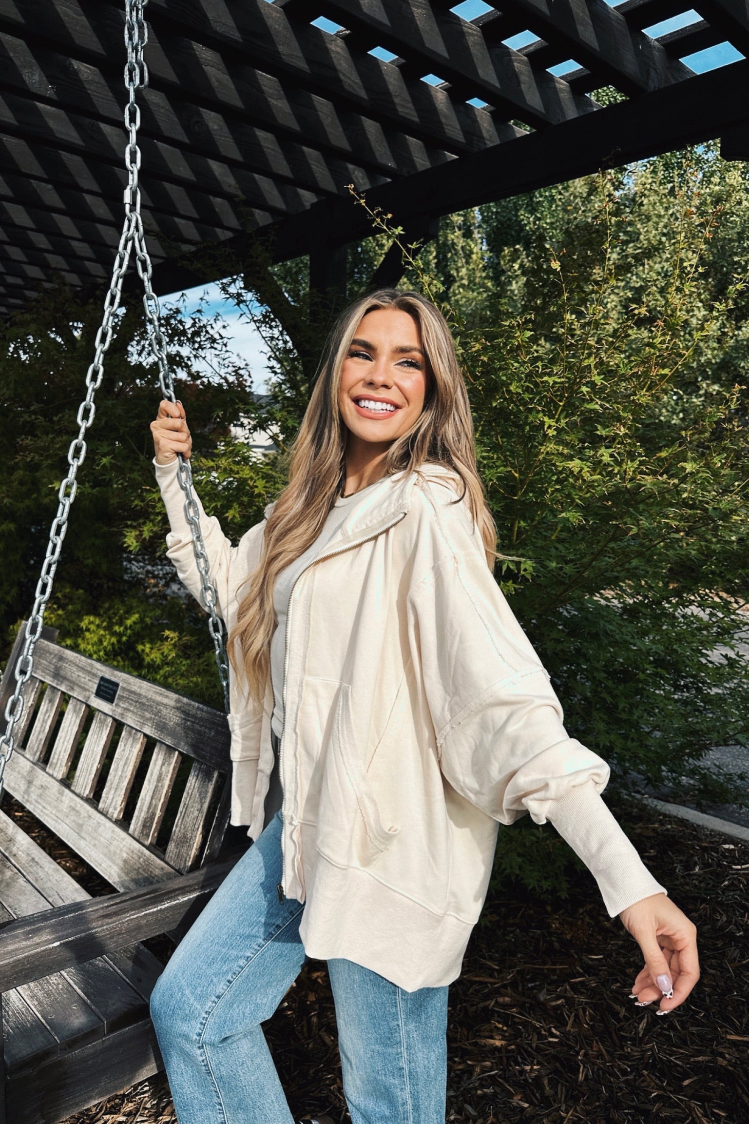 Vanilla Dream Zip Up Jacket Lux Collection - FINAL SALE