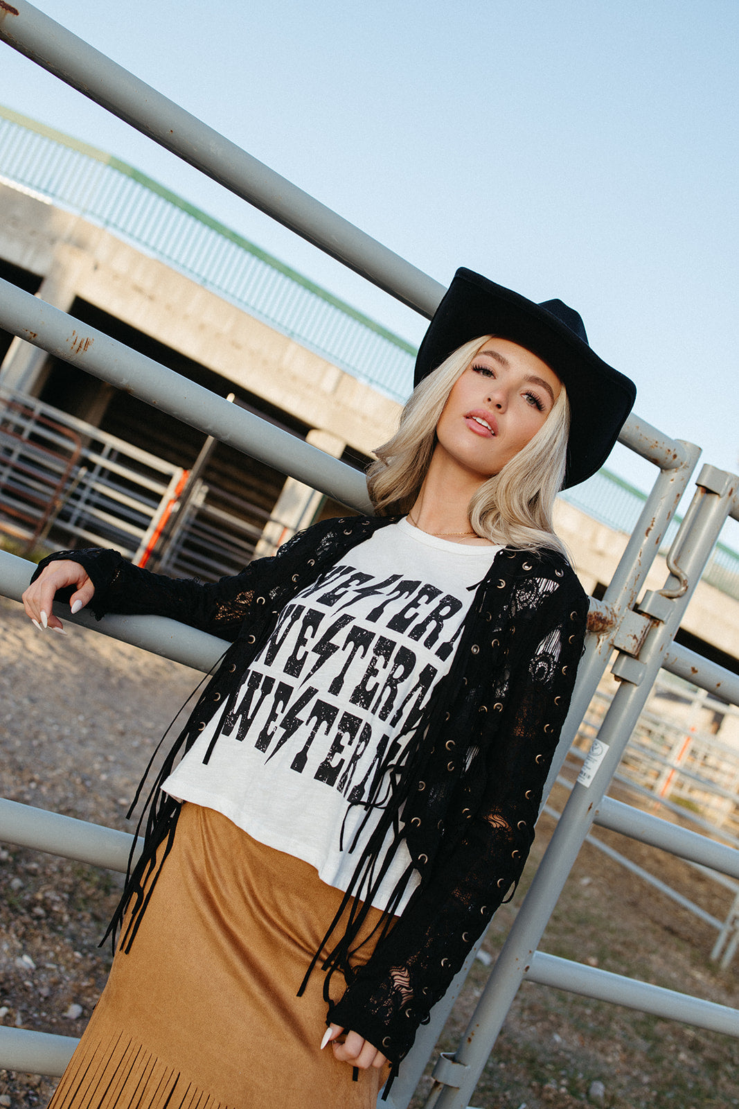 Song of the Canyon Fringe Skirt