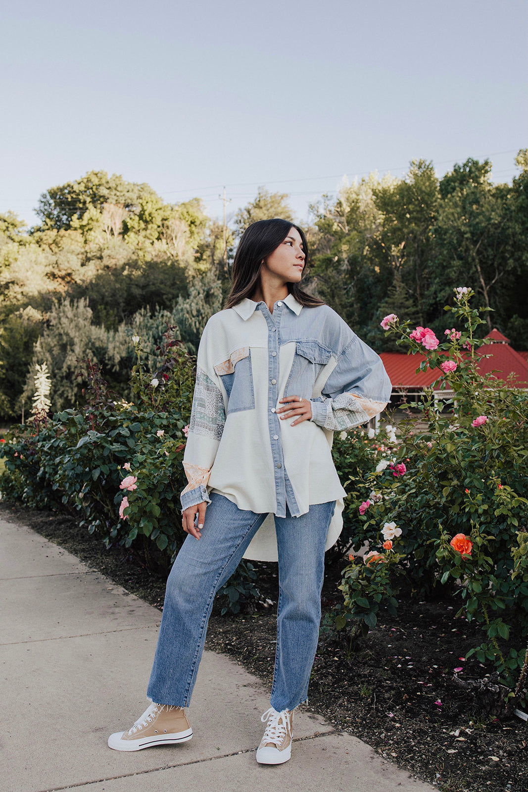 Paige Button Down Shirt Lux Collection - FINAL SALE
