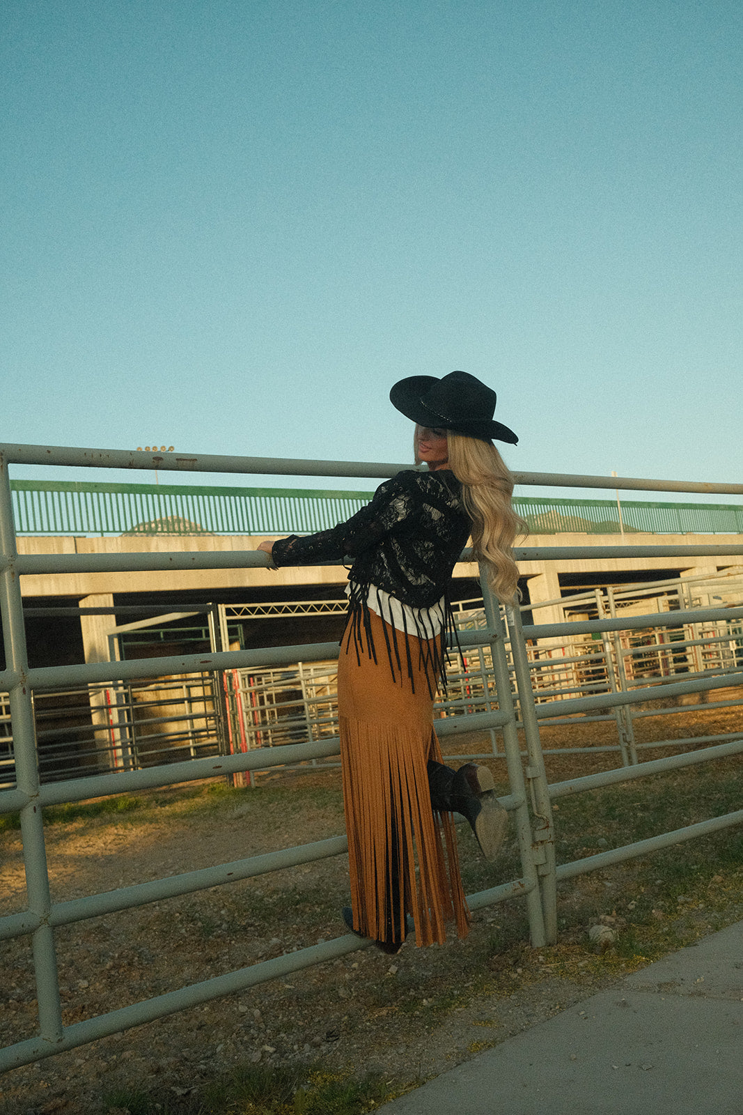 Song of the Canyon Fringe Skirt