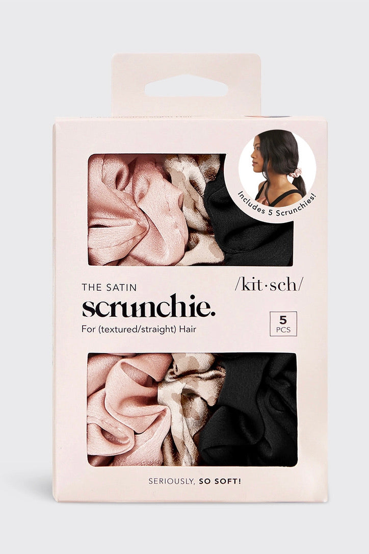 Kitsch Satin Sleep Scrunchies 5 pc