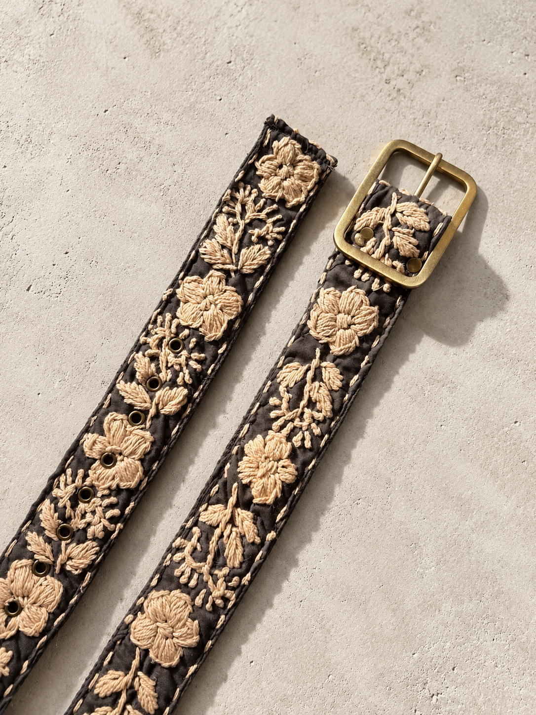 Tie It Together Embroidered Belt