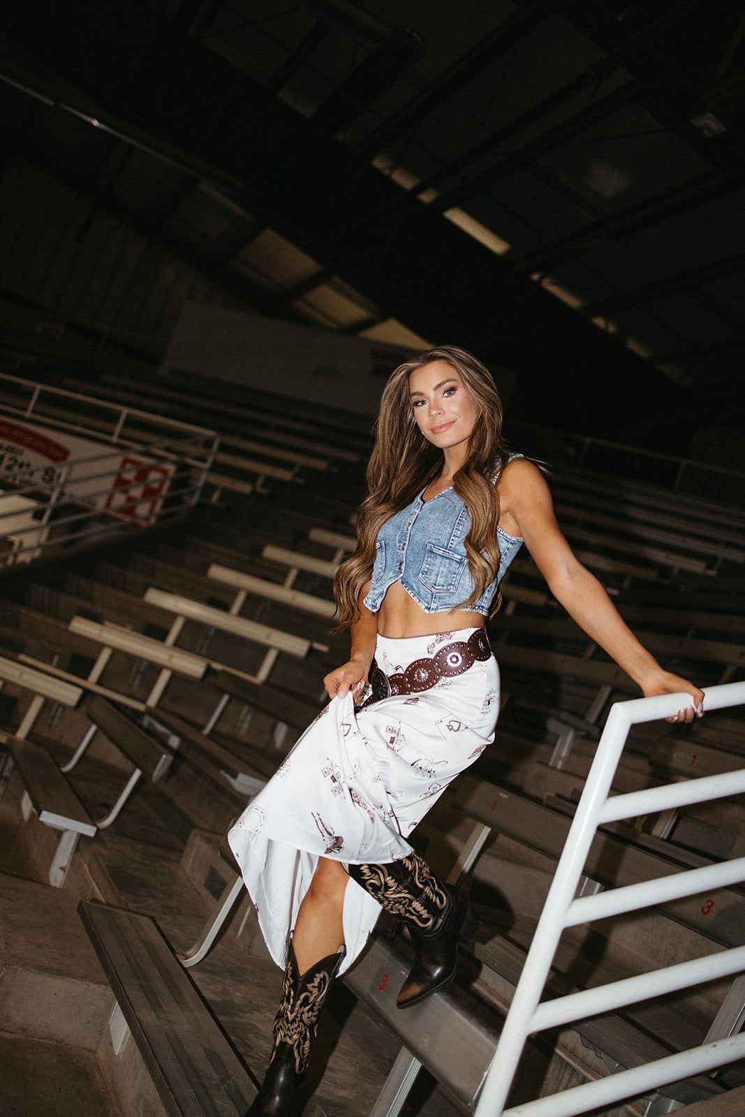 Wild Card Western Skirt
