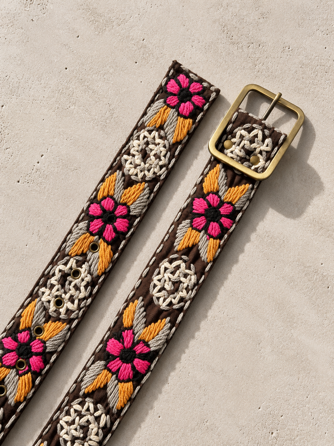 Tie It Together Embroidered Belt