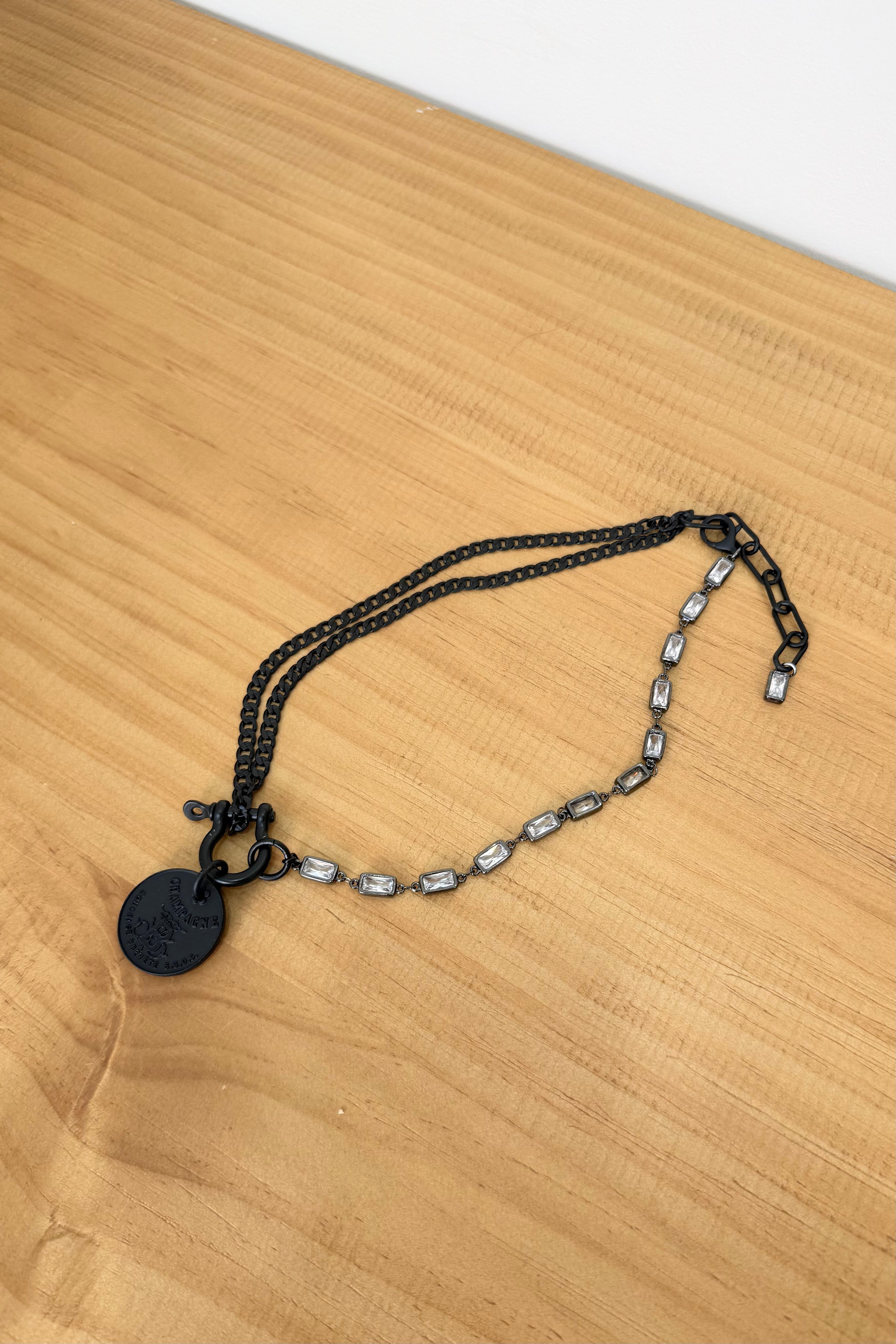 Mixed Signals Pendant Necklace