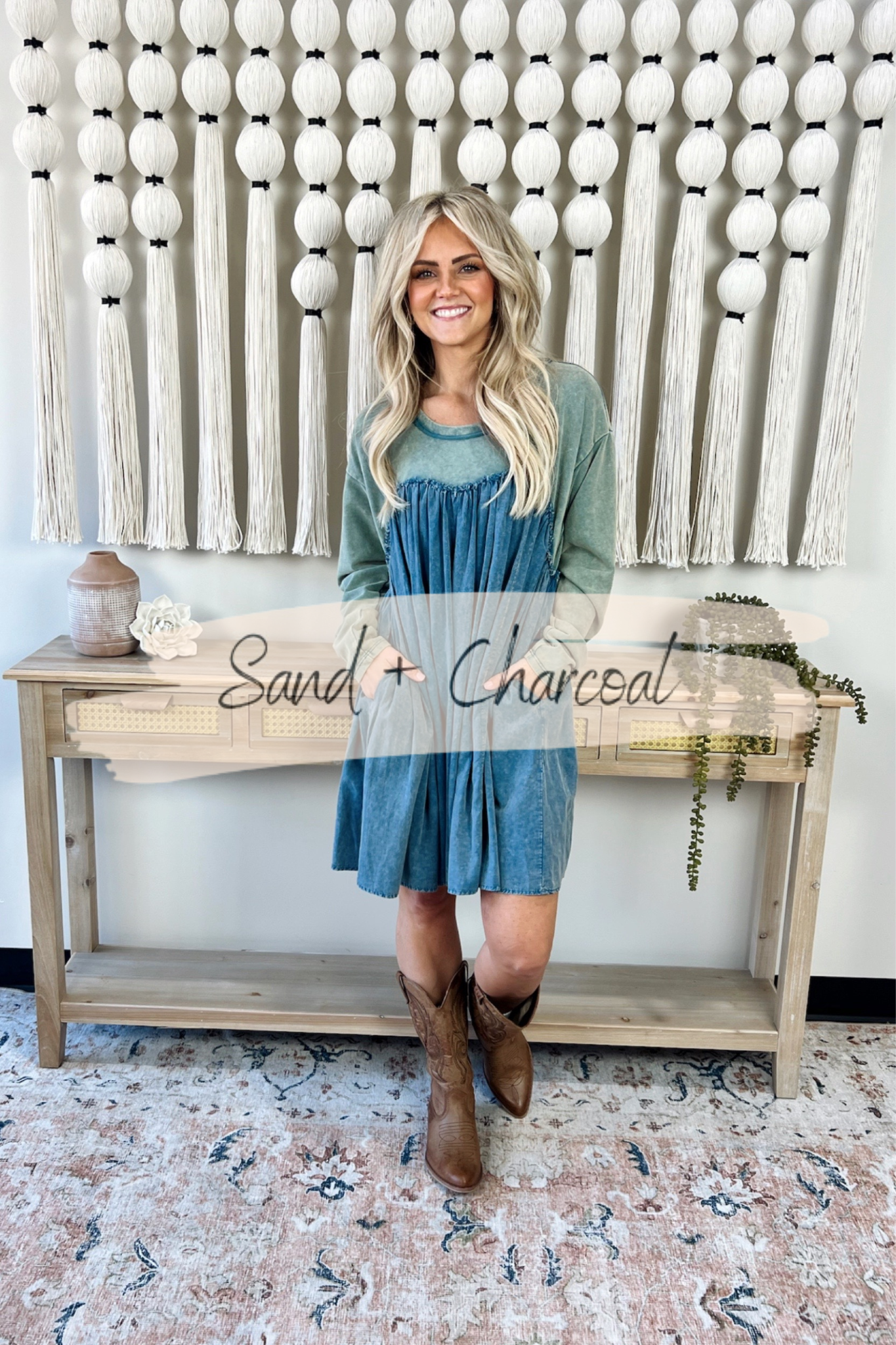 Monica French Terry Flare Dress - FINAL SALE