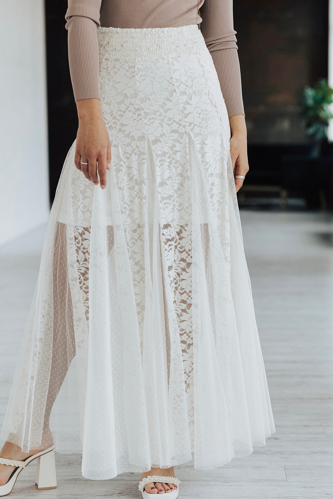 Mary Lace Maxi Skirt - FINAL SALE