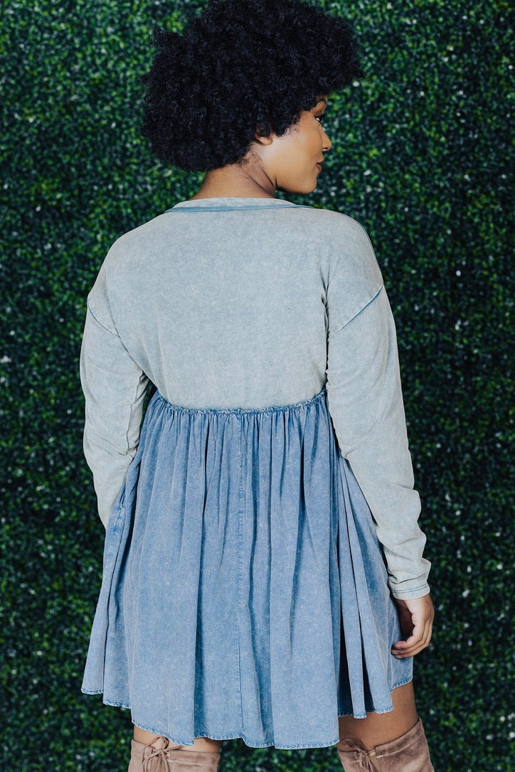 Monica French Terry Flare Dress - FINAL SALE