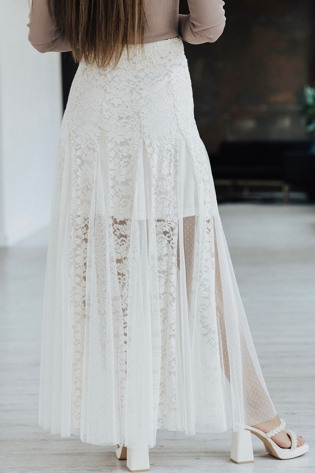 Mary Lace Maxi Skirt - FINAL SALE