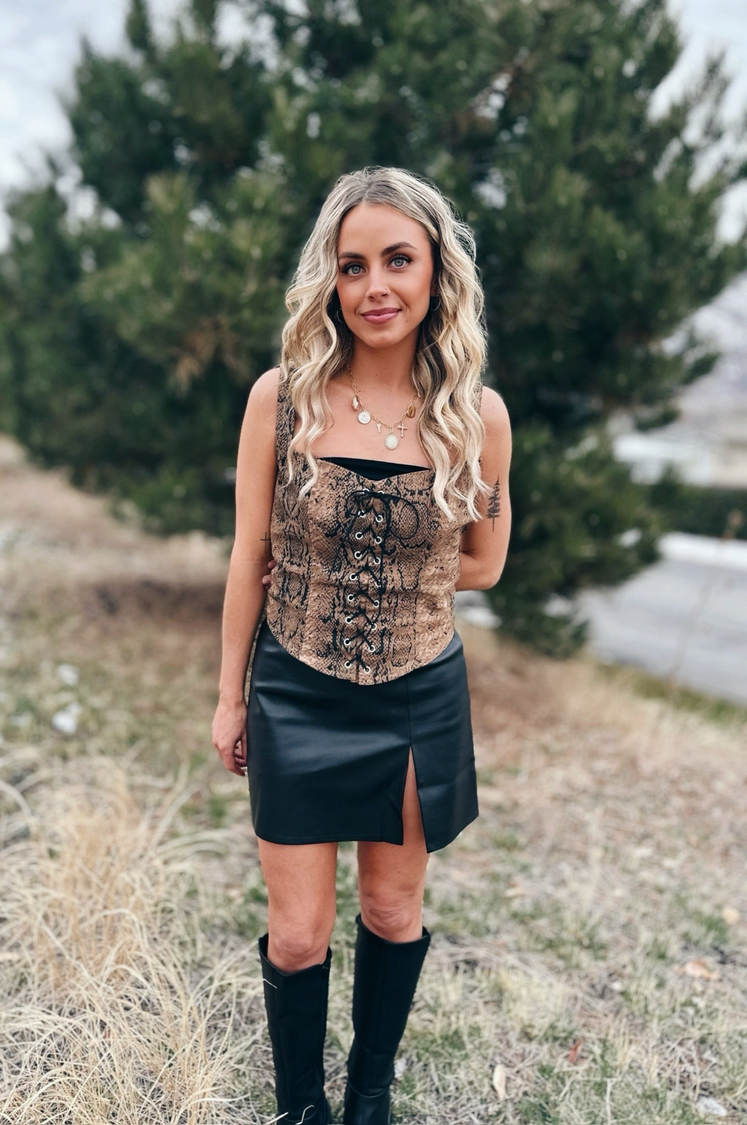 Python Pulse Bustier Top