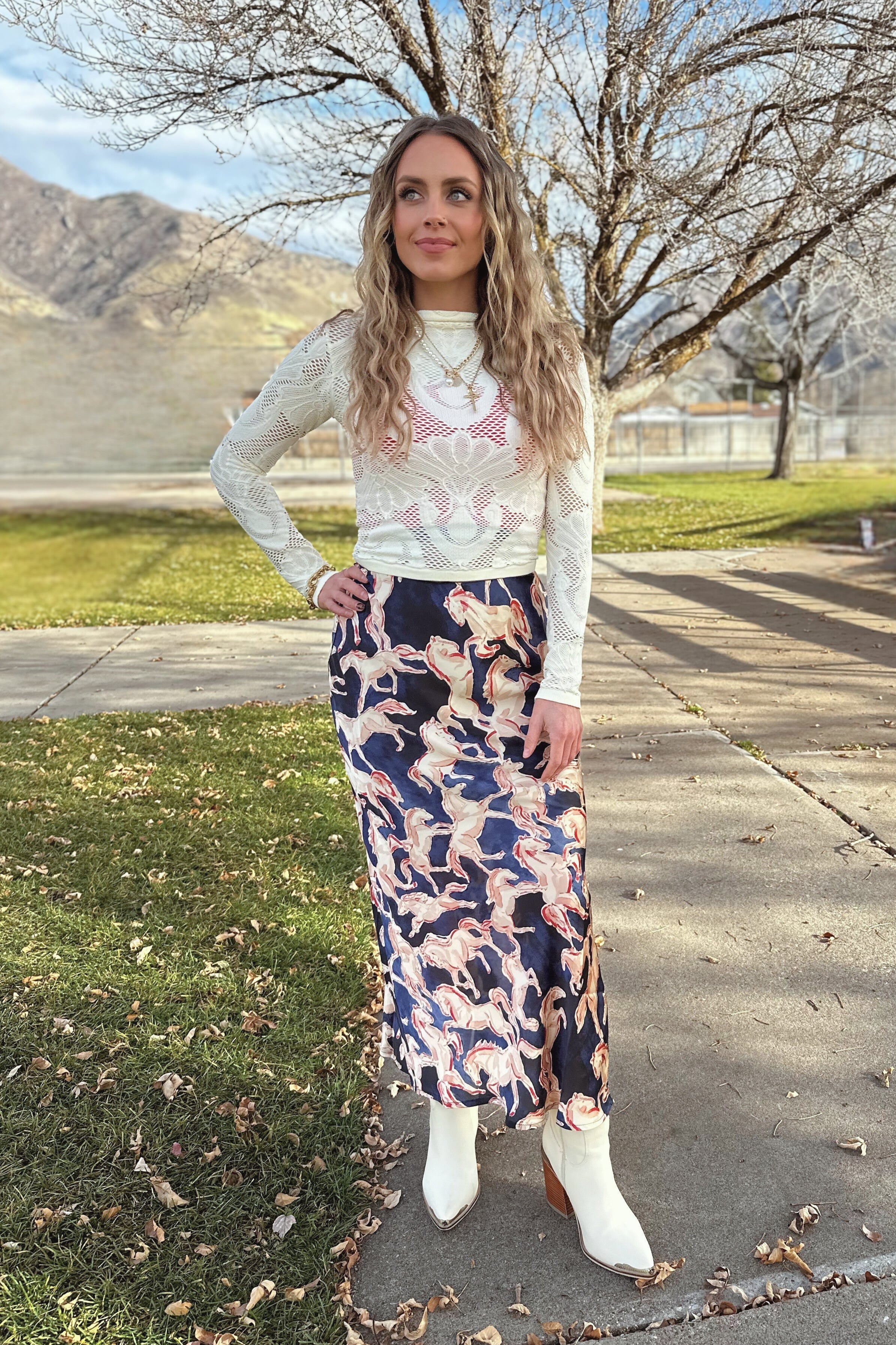Wild Mare Midi Skirt