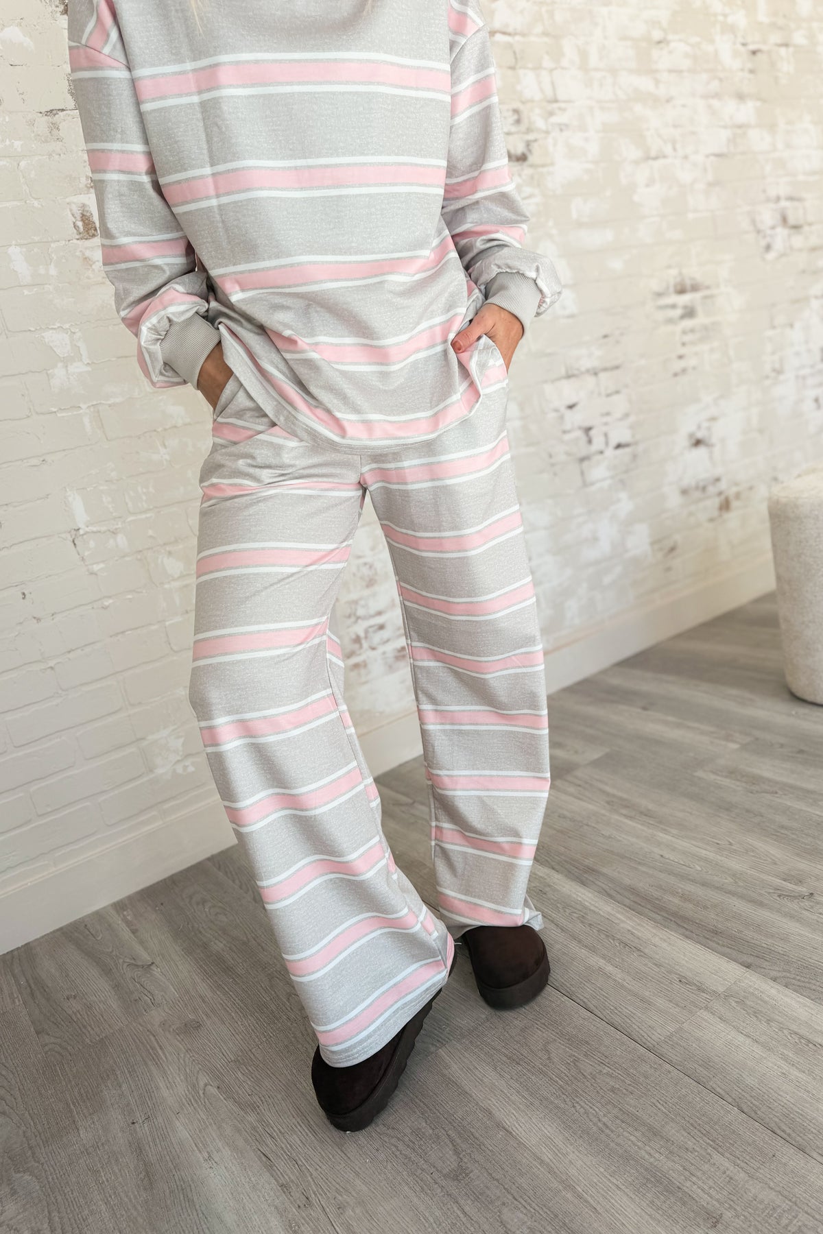 Late Checkout Striped Lounge Set