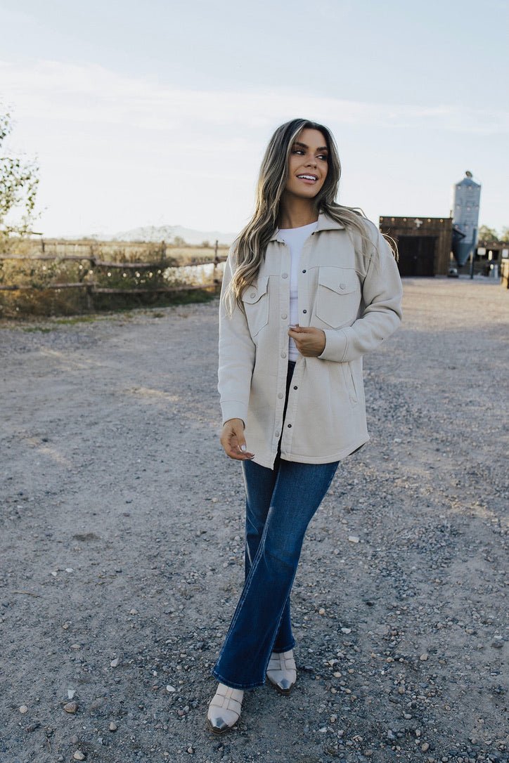 Allen Snap On Shacket - FINAL SALE