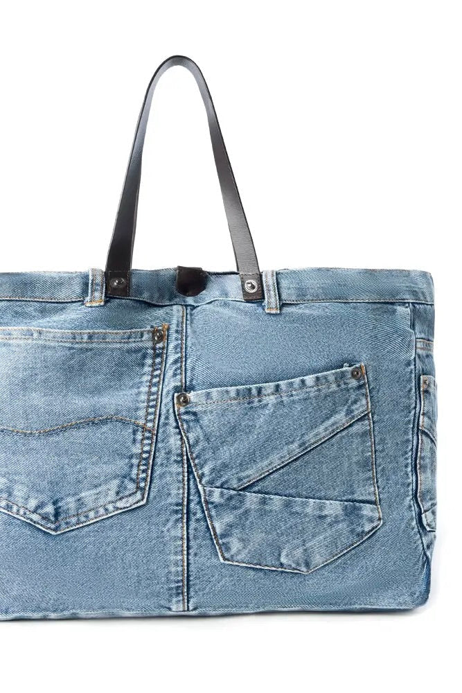 Blue Jean Beauty Denim Tote Bag