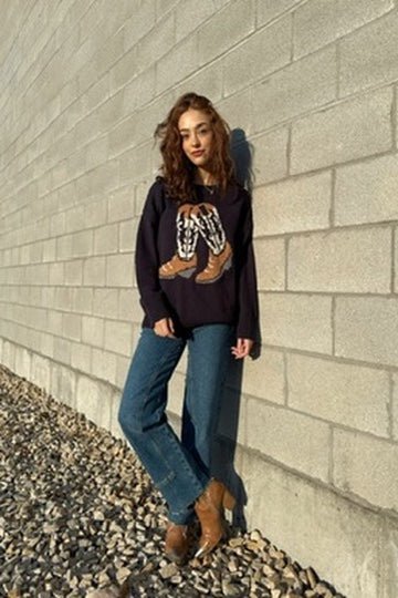 Bootcut Blues Sweater