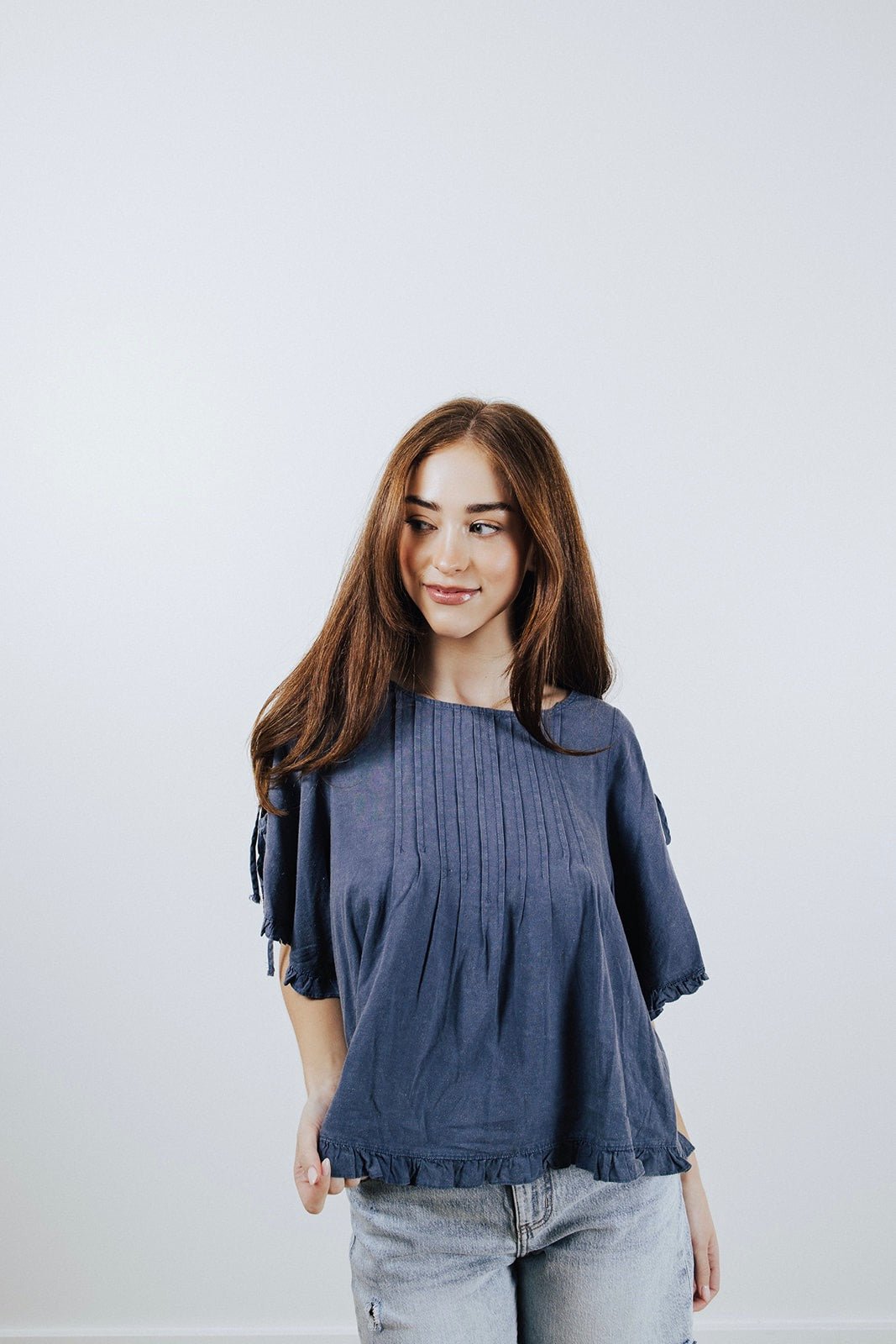 Bronx Ruffle Blouse - FINAL SALE