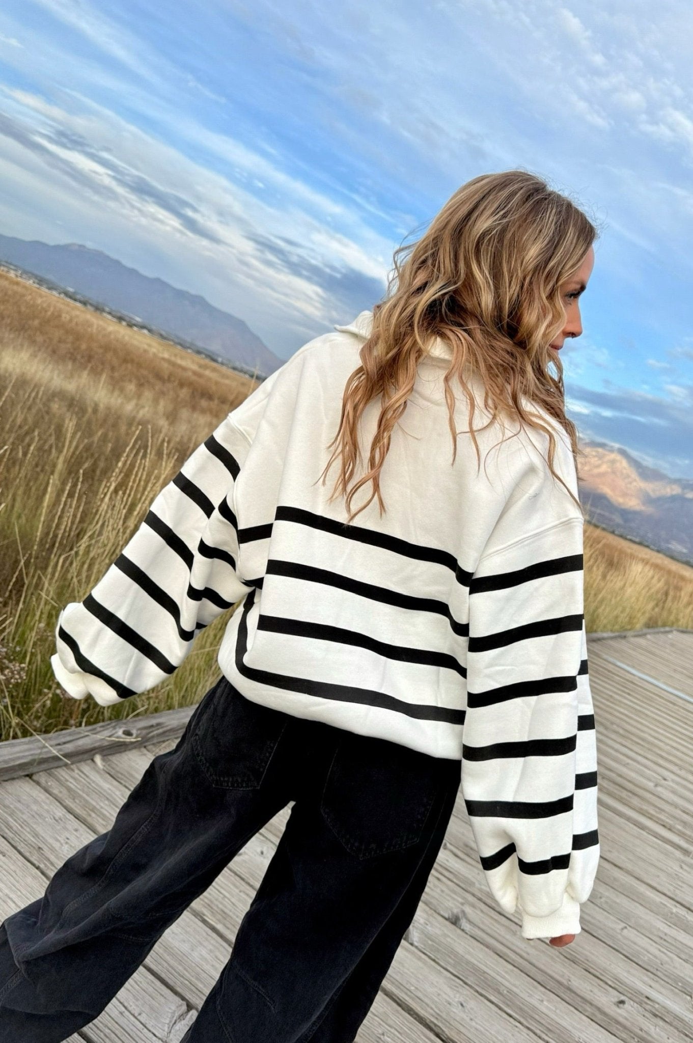 Brookside Striped Pullover