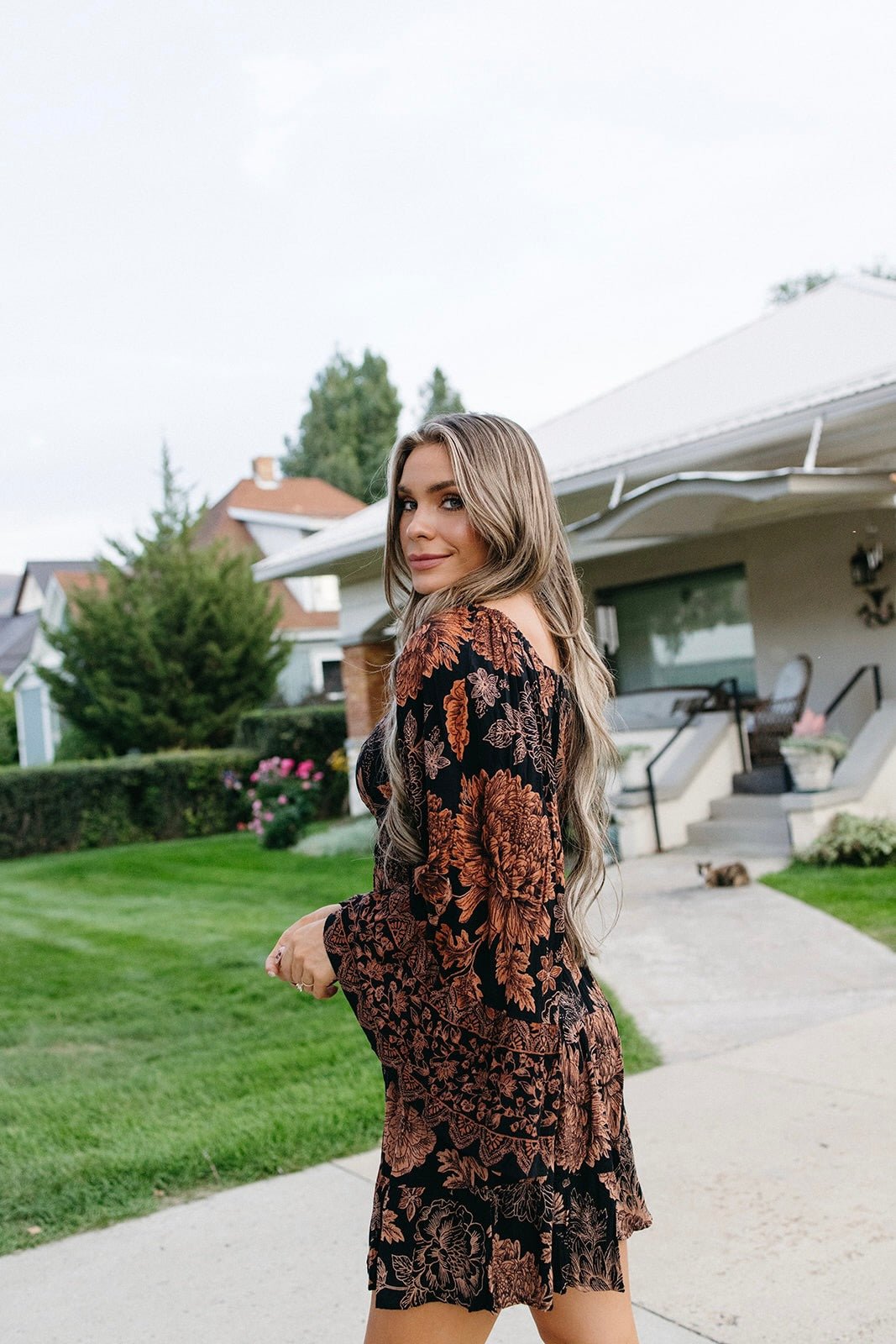 Brown Eyed Beauty V-Neck Dress