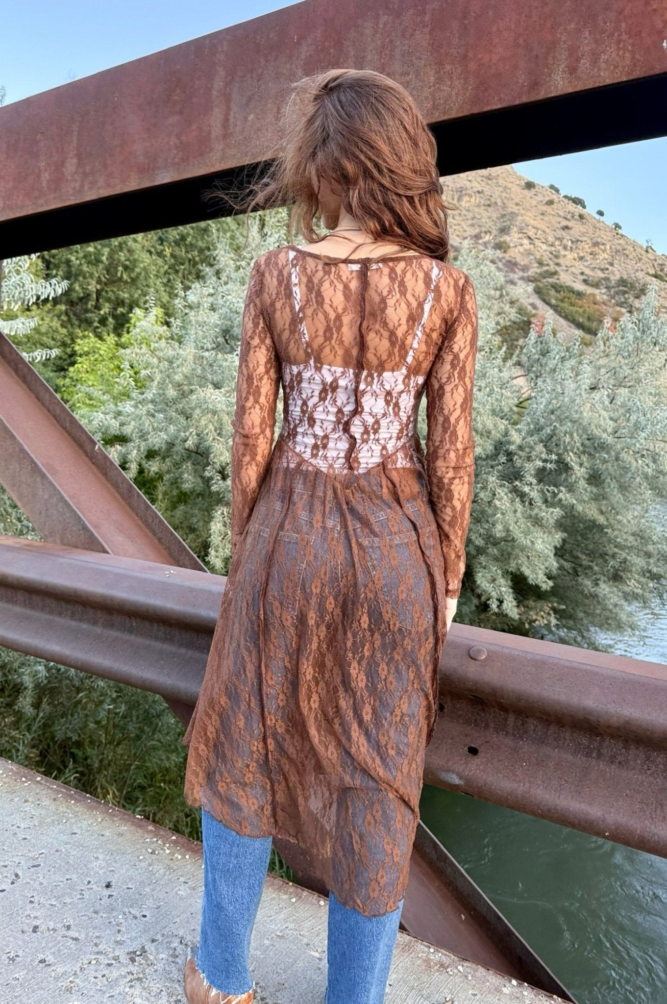 Cambridge Sheer Maxi Dress