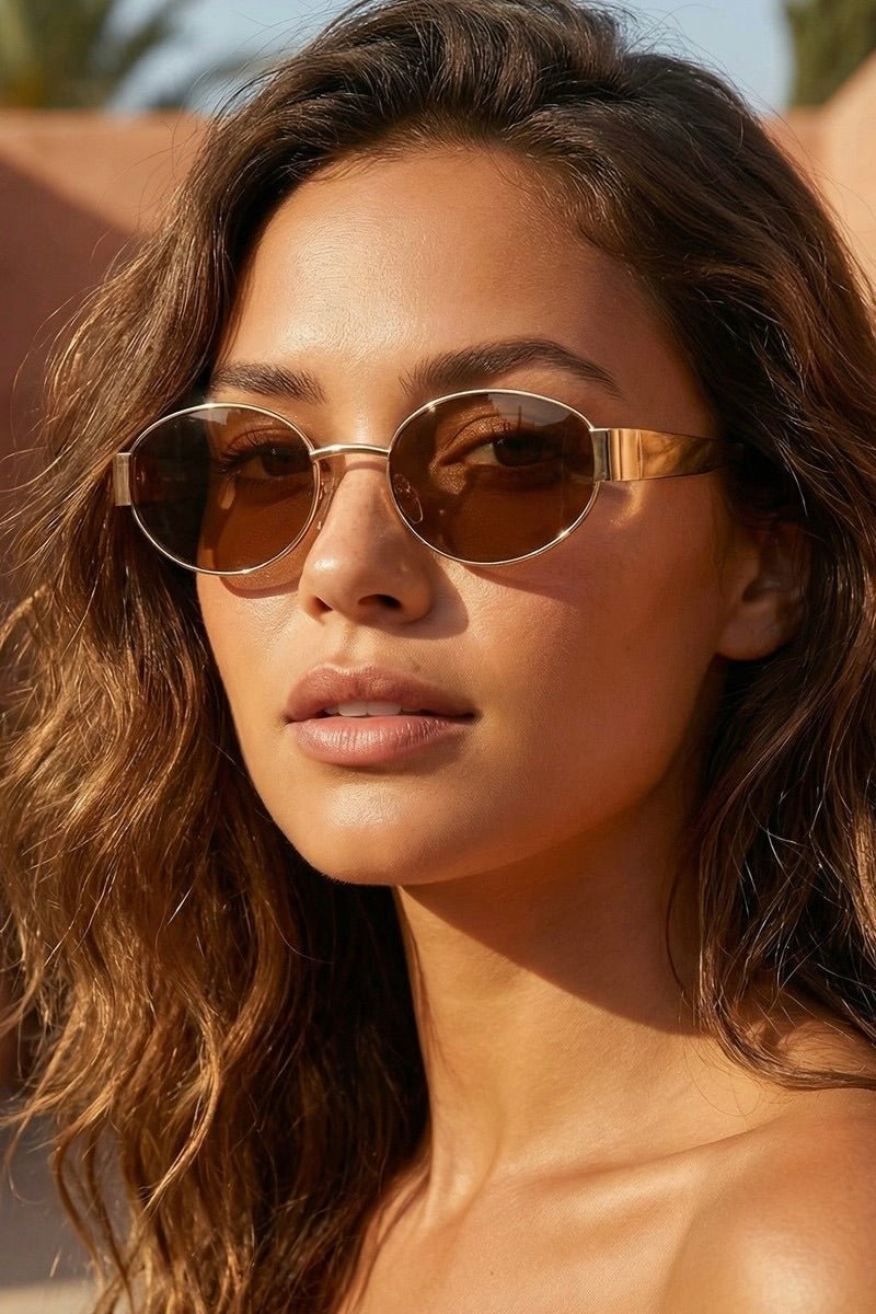 4 color varient oval shape sunglasses