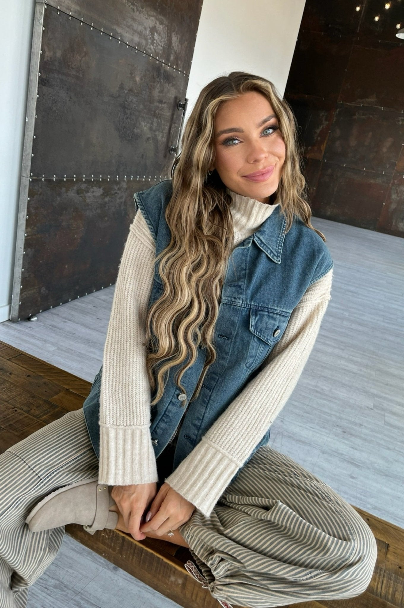 Chasing Sunsets Denim Vest