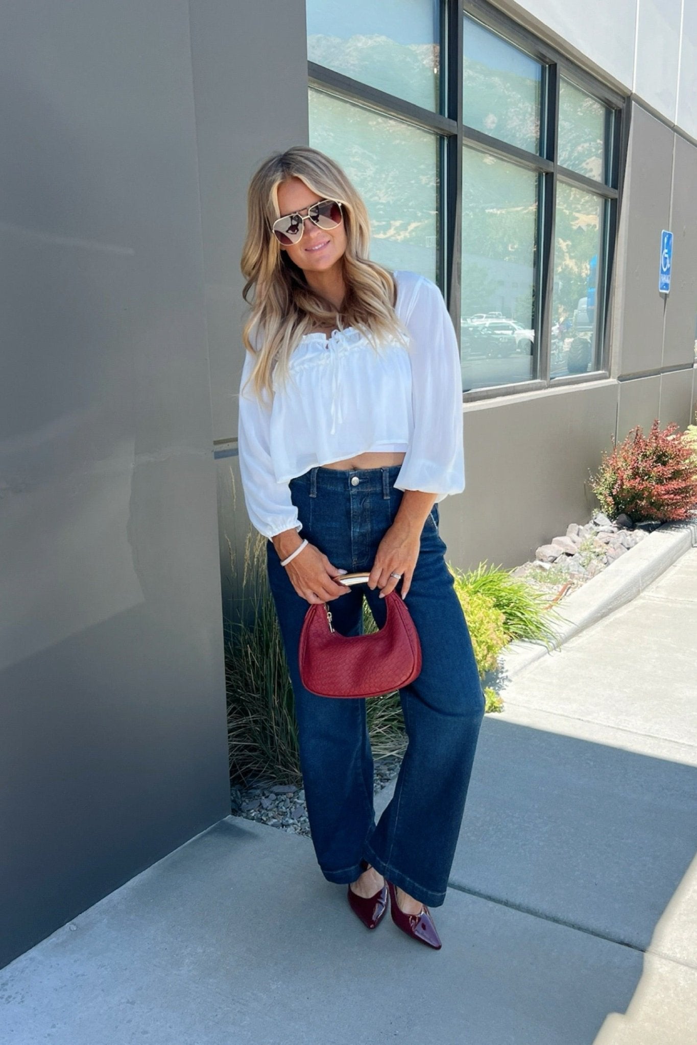 Cherry Kiss Metal Handle Bag