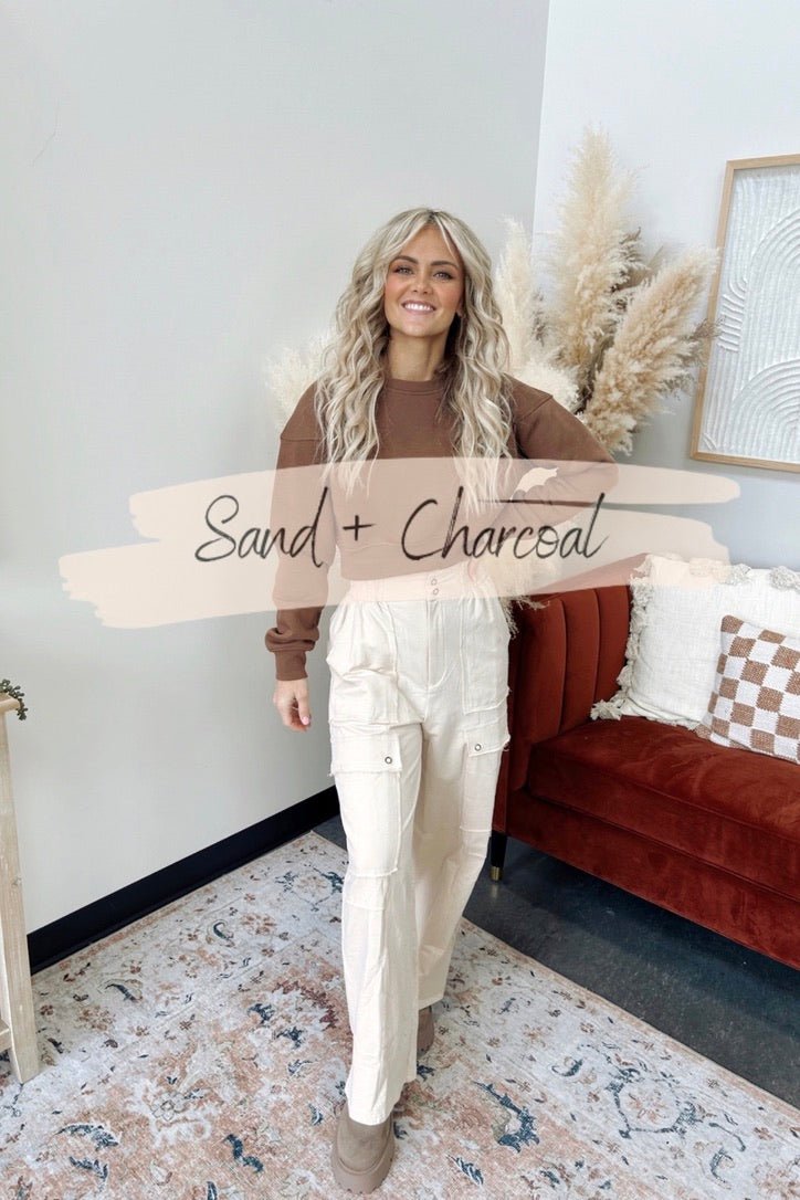 Colter Cropped Fleece Sweatshirt - FINAL SALE