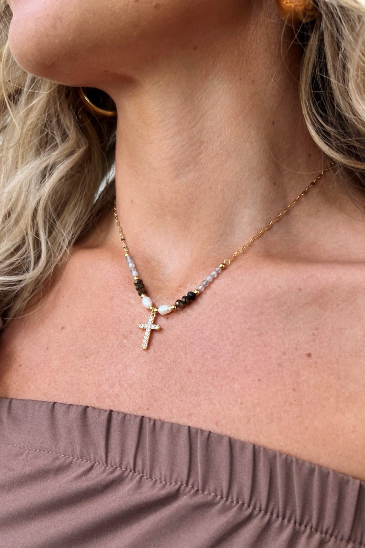 Cross Of Light Necklace