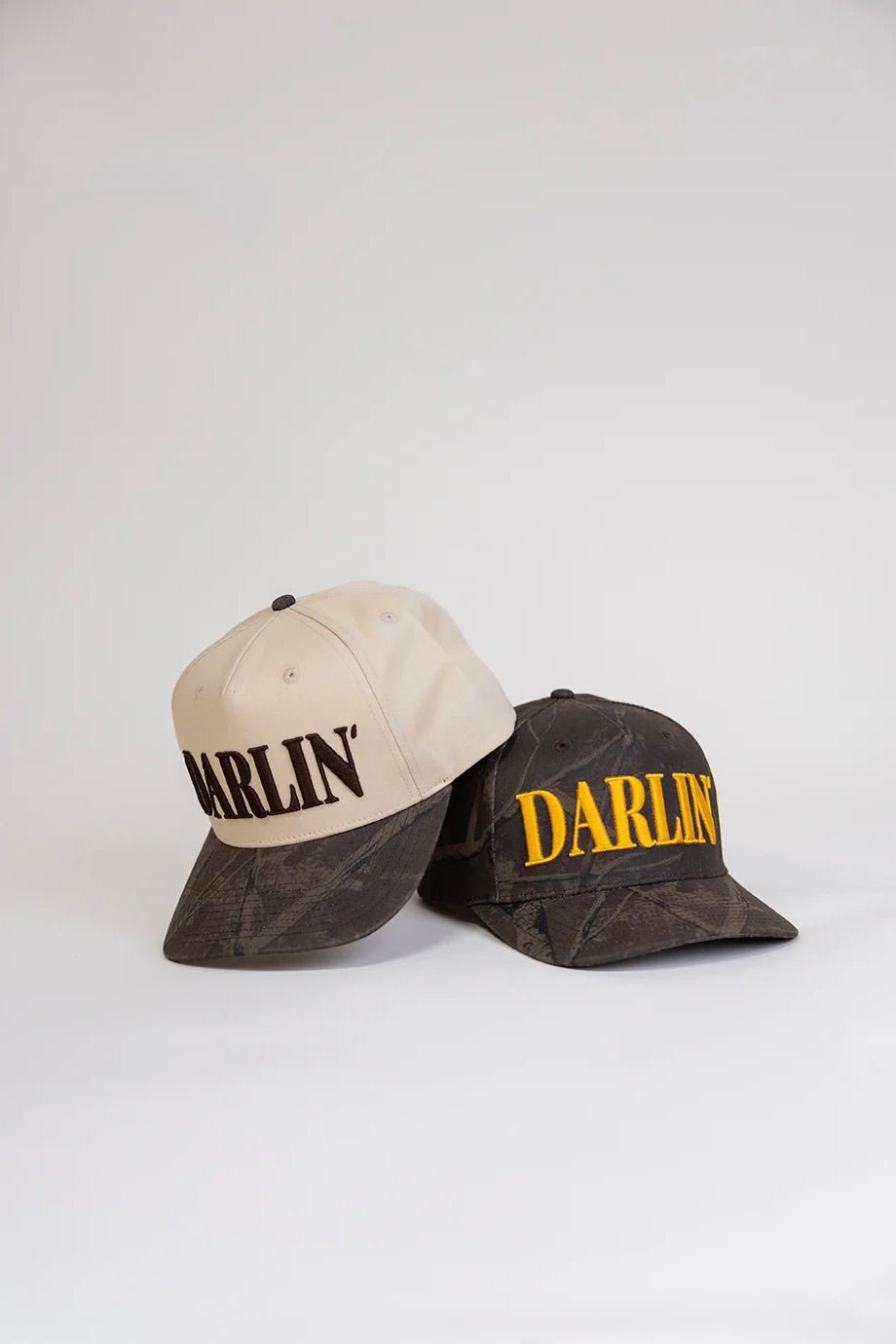 DARLIN' Snapback Cream/Backwood Camo Hat